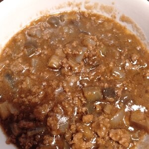 豚ミンチでキーマカレー